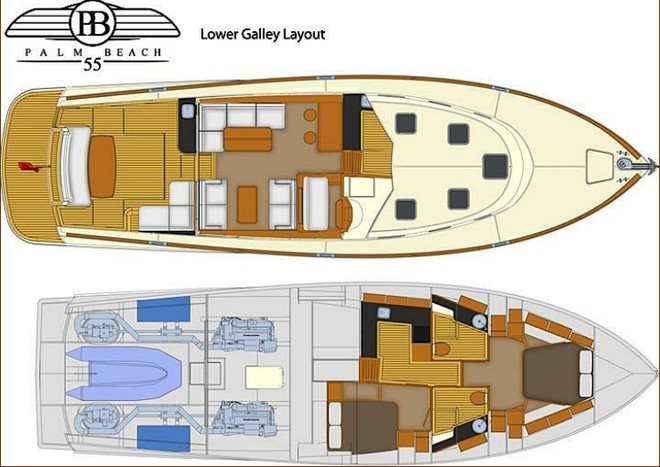 Palm Beach 55 layout. © SW